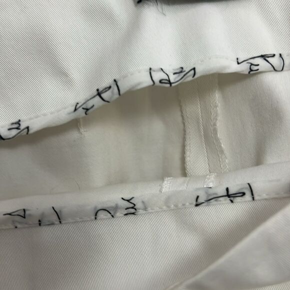 EMILIO PUCCI‎ FIRENZE WHITE SIDE ZIP TROUSER PANTS SIZE US 10 - Picture 6 of 10